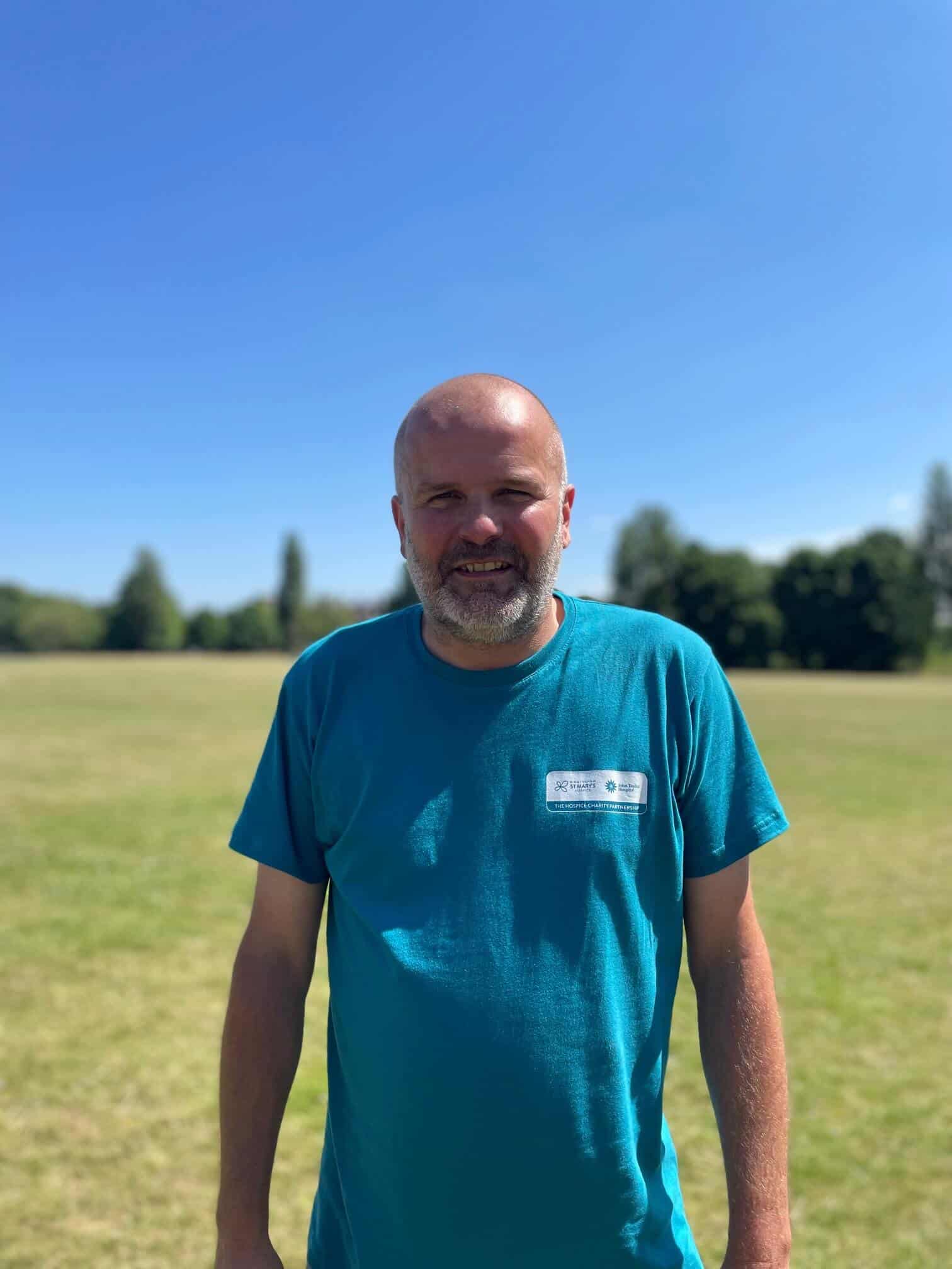 Retail Manager John is lacing up for a sporty challenge to raise awareness of The Hospice Charity Partnership.