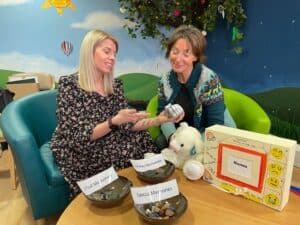 Sally Roberts and Samantha Kelly, Children's Therapeutic Practitioners at Birmingham Hospice