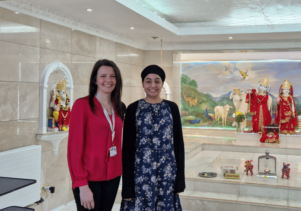 Suzanne McArthur and Upjeet Sidhu from our Community Development Team