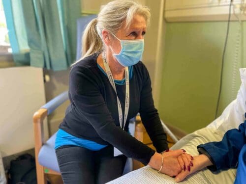 Our Spiritual Care Volunteers help through listening
