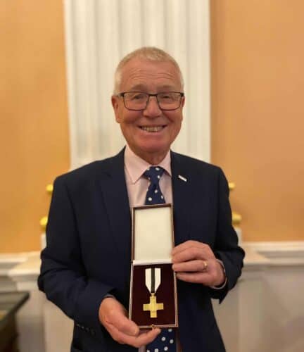 Richard with his award