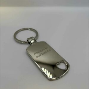 Memory heart keyring