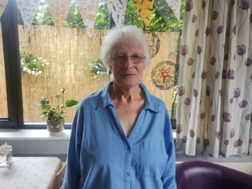 Birmingham Hospice Singers Secretary Marion Biddlestone.