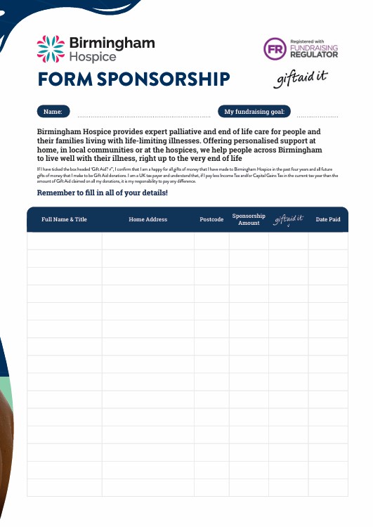 Sponsorship Form