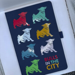 Bulls in the City A5 notepad