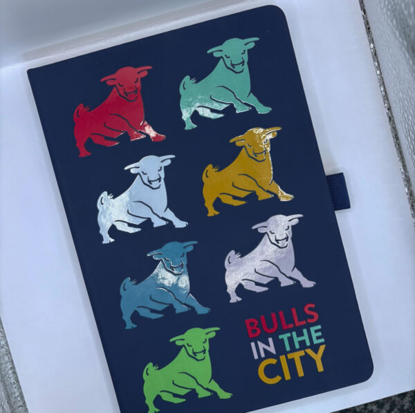 Bulls in the City A5 notepad