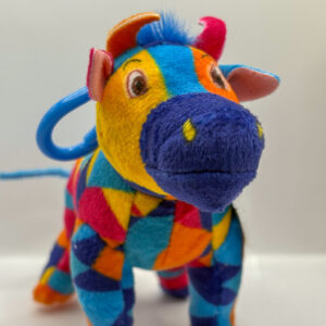 Bulls in the City plushie keyring