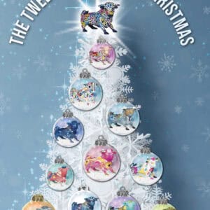 12 Baubulls of Christmas Christmas Card - Pack of 10