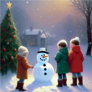 Snowman Christmas Card - Pack of 10