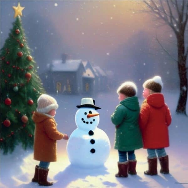 Snowman Christmas Card - Pack of 10