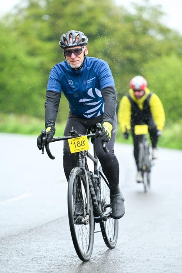 Birmingham Hospice cycle jersey - blue