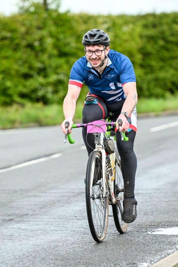 Birmingham Hospice cycle jersey - blue - Image 3