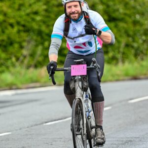 Birmingham Hospice cycle jersey - white