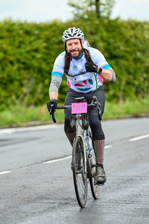 Birmingham Hospice cycle jersey - white