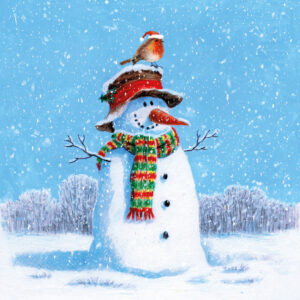 Snowman and Robin XQ1250 - Pack of 10