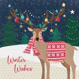 Reindeer Wishes - Pack of 10 (XQ4091)